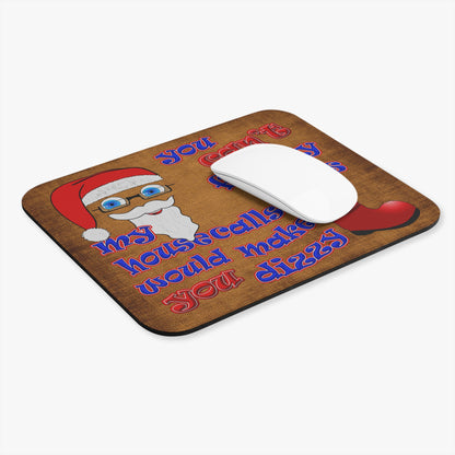 santa's shoes - Mouse Pad (Rectangle) (brown papyrus)