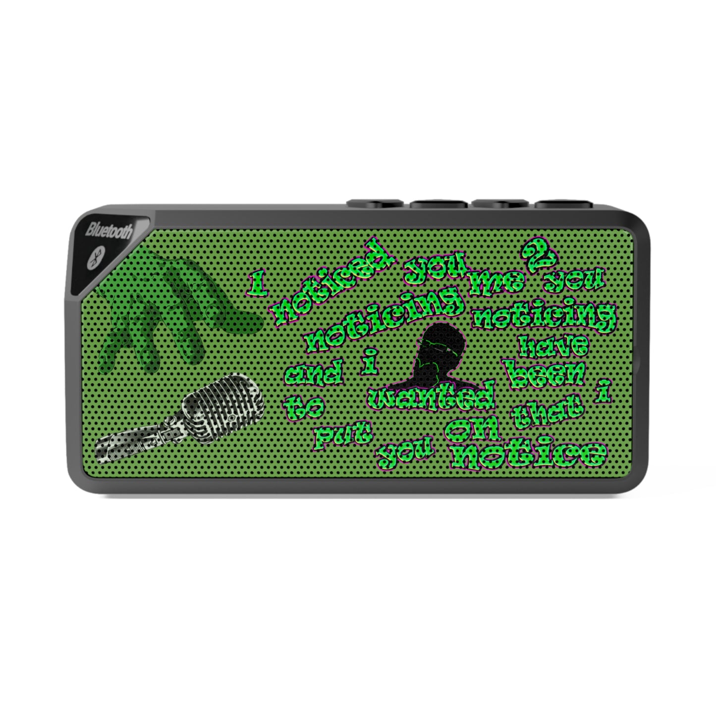 noticed you noticing - Jabba Bluetooth Speaker (green)