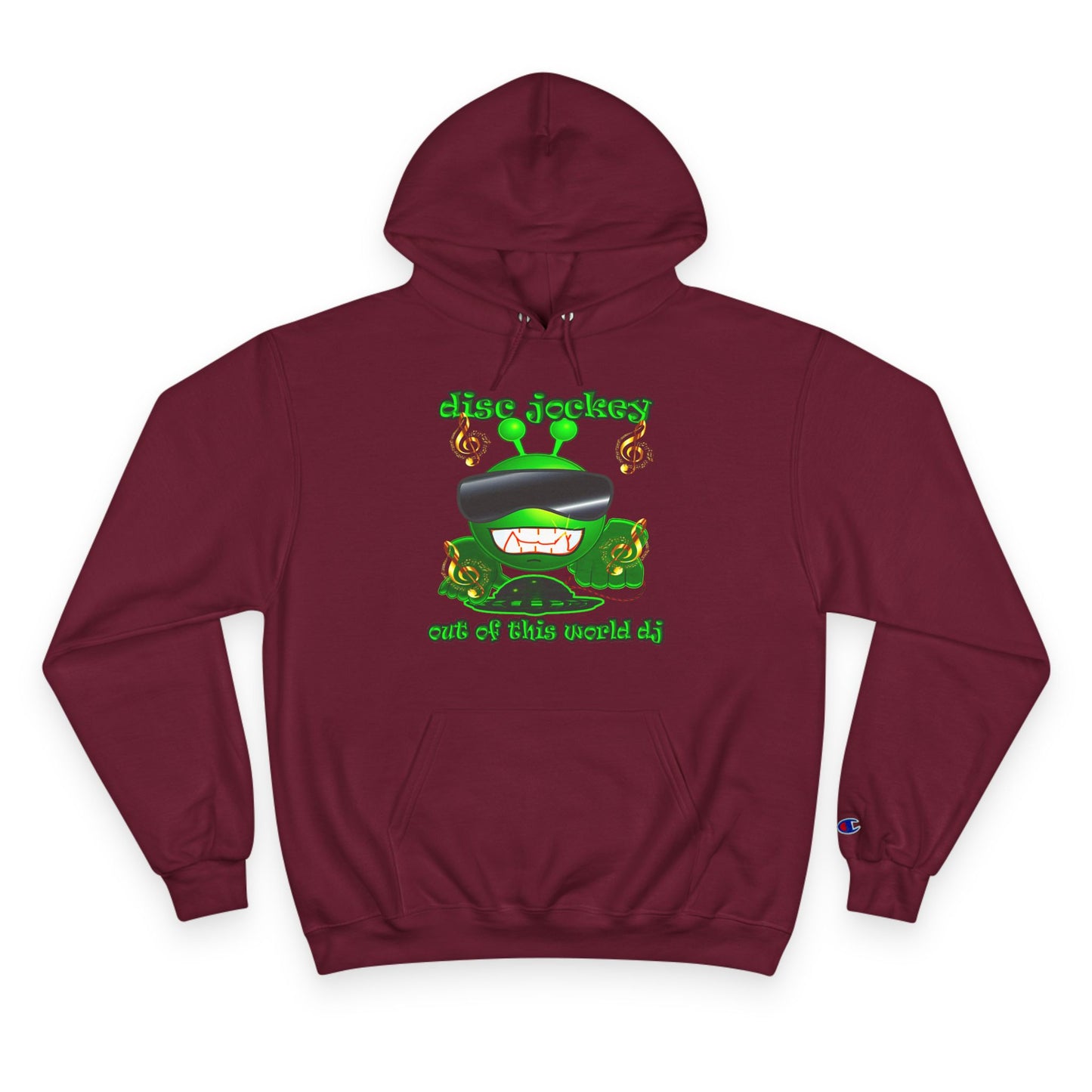 disc jockey - Champion Hoodie