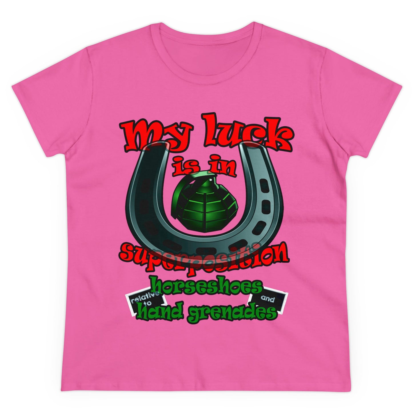 my luck - Women's Midweight Cotton Tee