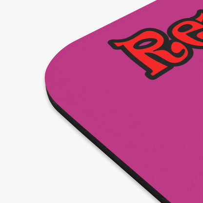 donkeys and elephants - Mouse Pad (Rectangle) (pink)