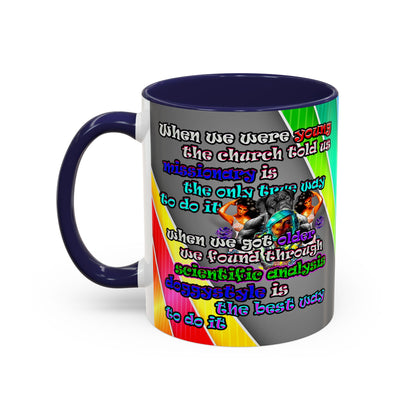 doggystyle - Accent Mug (rainbow split)