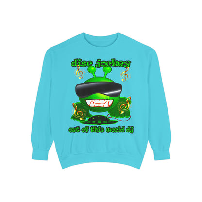 disc jockey - Unisex Garment-Dyed Sweatshirt