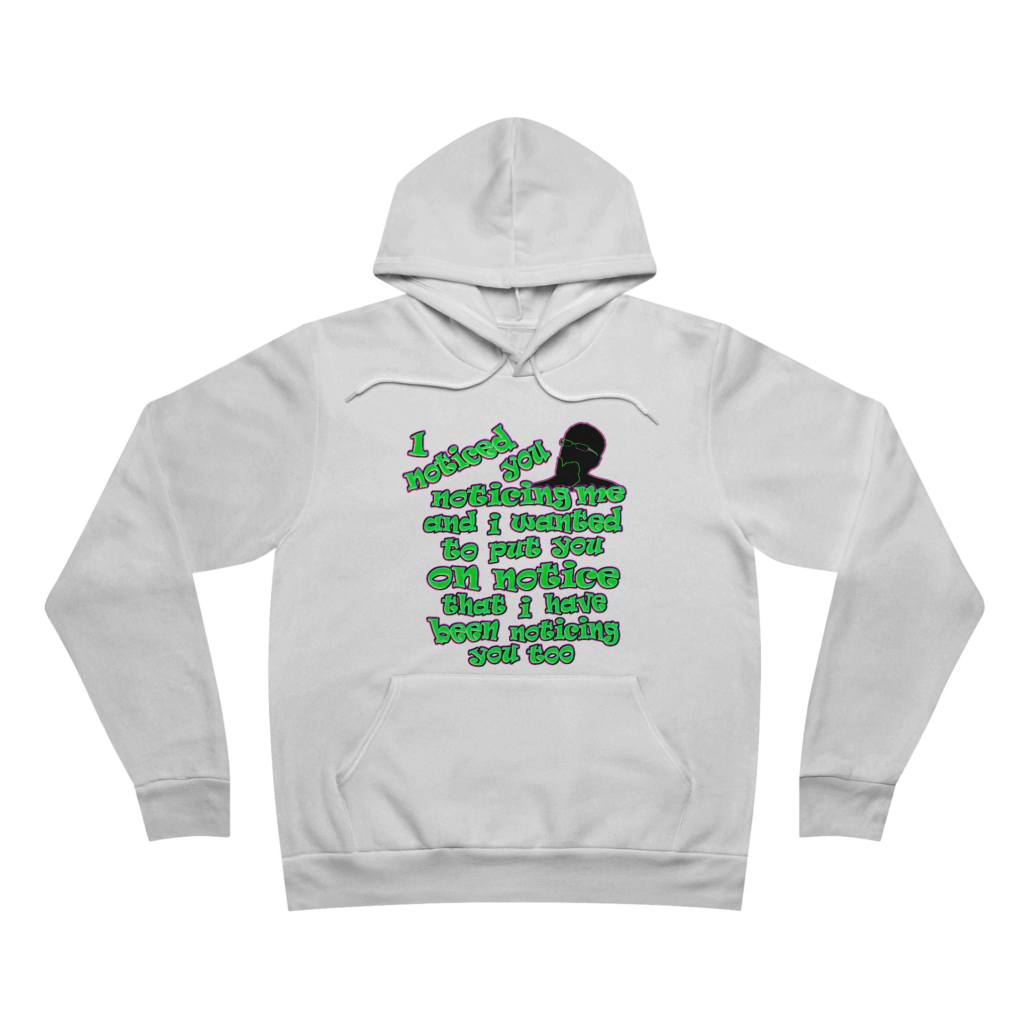 noticed you noticing - Unisex Sponge Fleece Pullover Hoodie
