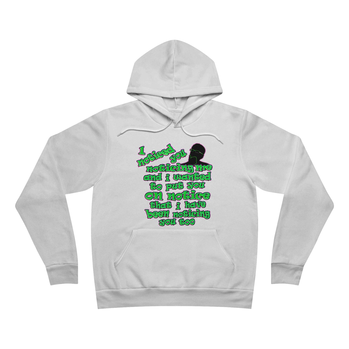noticed you noticing - Unisex Sponge Fleece Pullover Hoodie