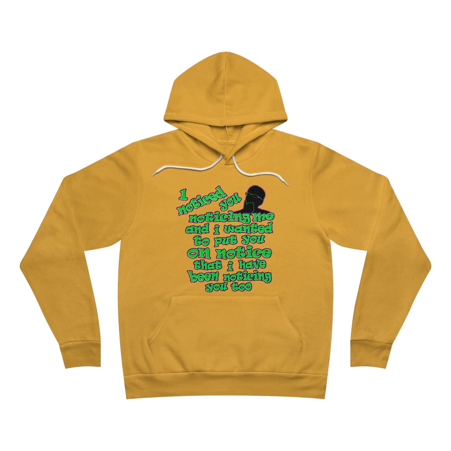 noticed you noticing - Unisex Sponge Fleece Pullover Hoodie