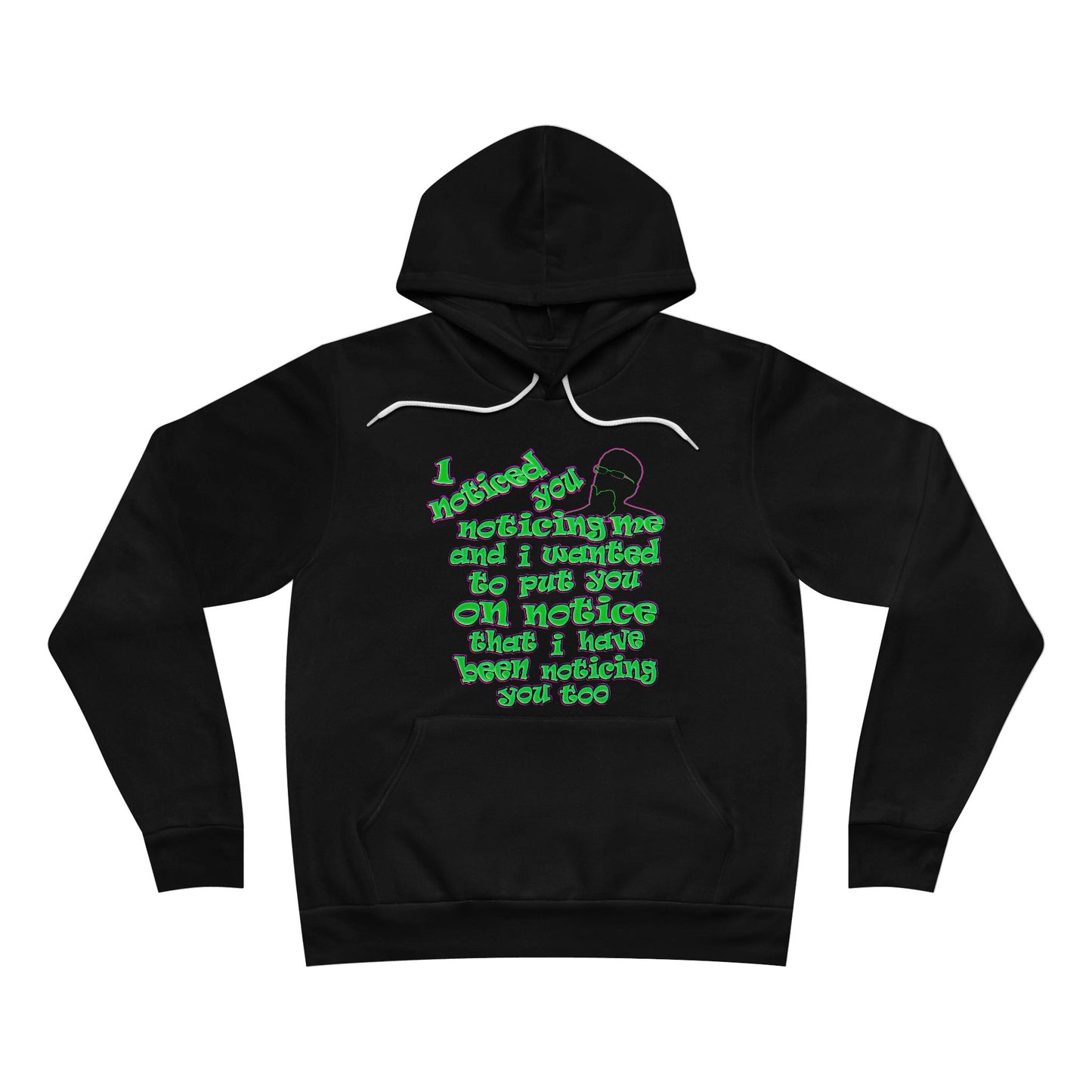 noticed you noticing - Unisex Sponge Fleece Pullover Hoodie