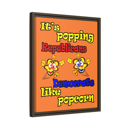 popping like popcorn - framed canvas art (crusta)