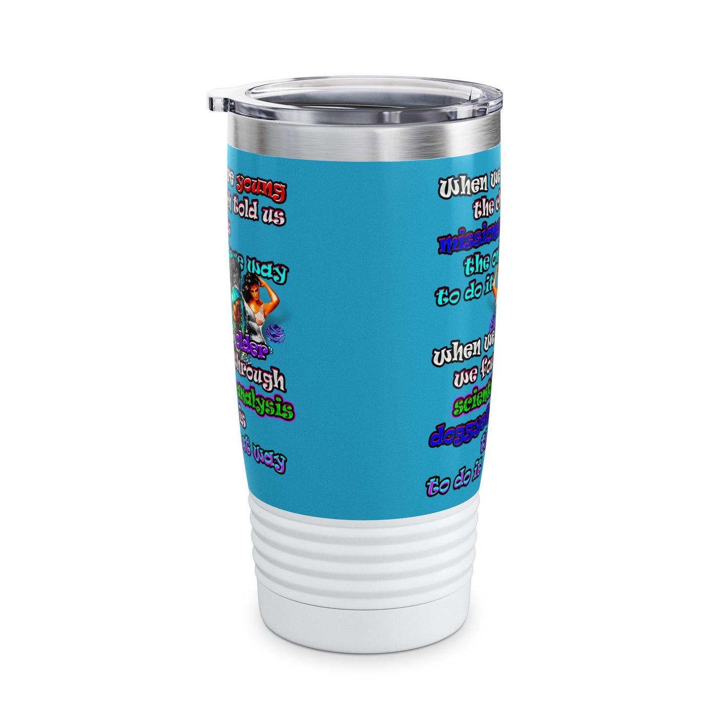 doggystyle - Ringneck Tumbler, 20oz (turquoise)