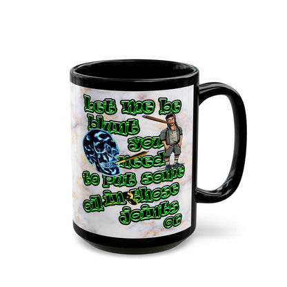 og - Black Mug (white marble)