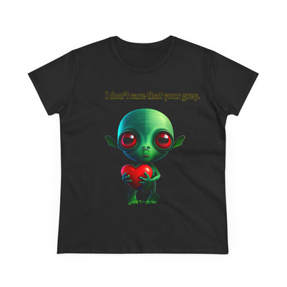 I don't care that your grey - Women's Midweight Cotton Tee