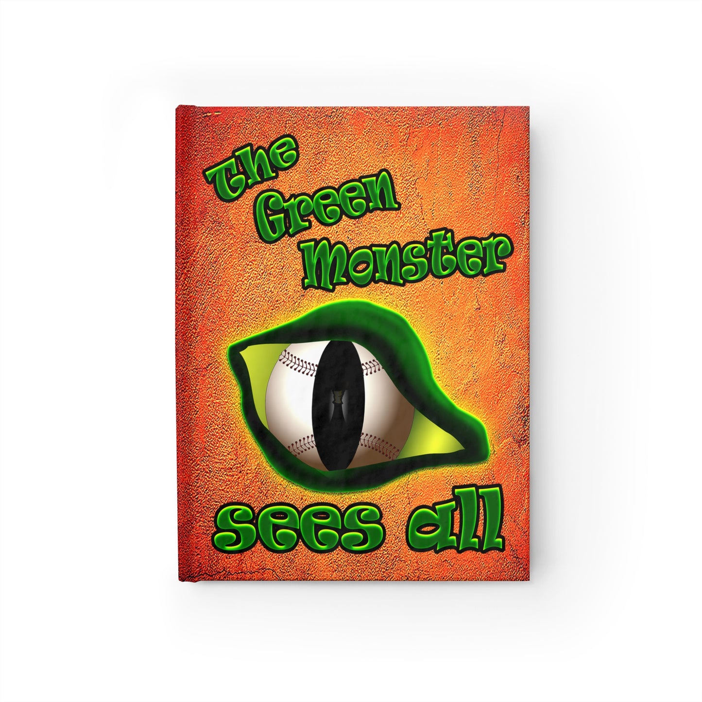 green monster - journal-lined (burnt orange)