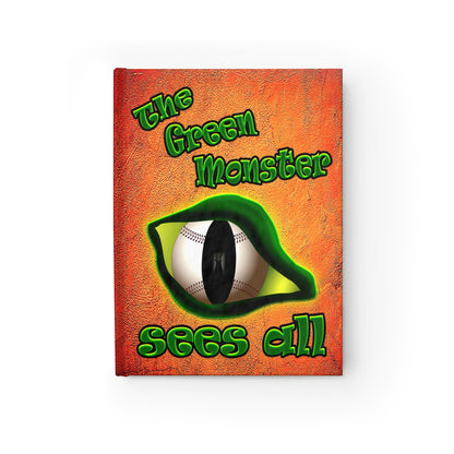 green monster - journal-lined (burnt orange)
