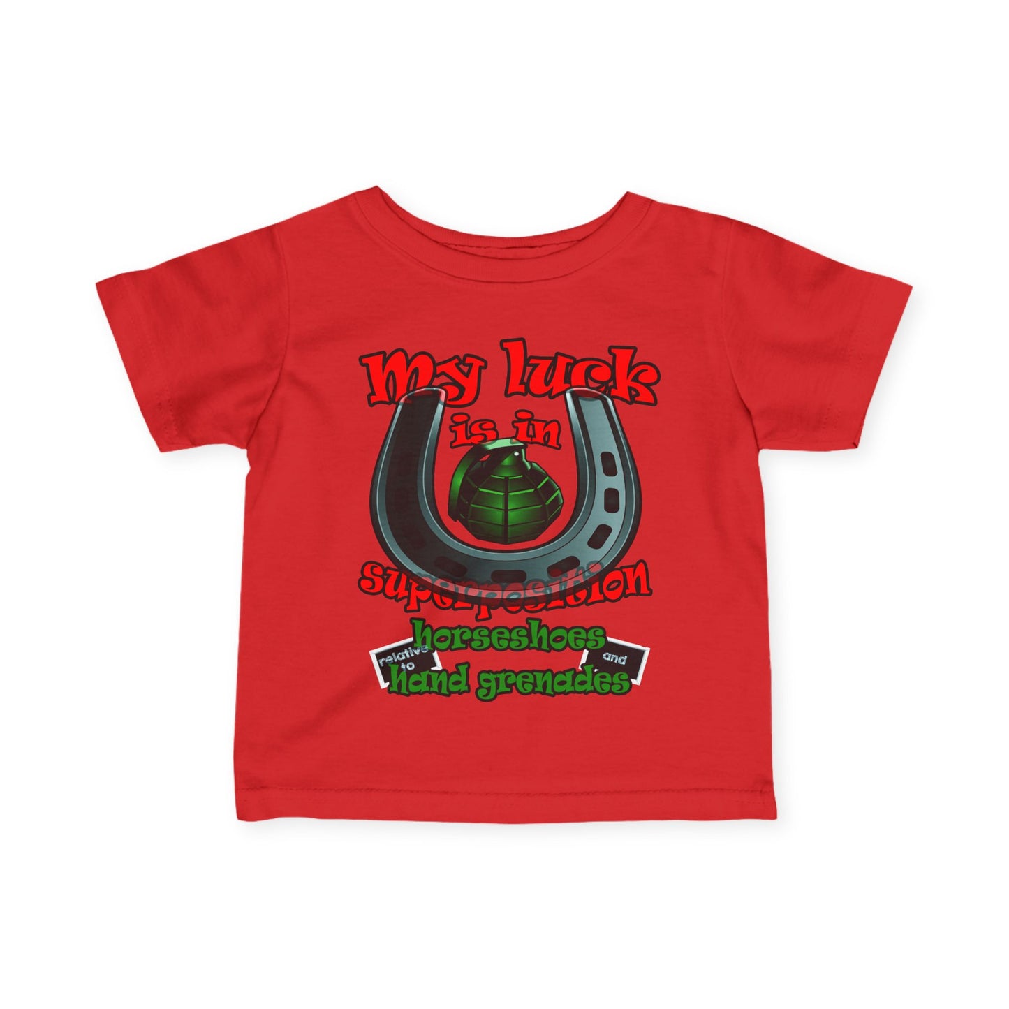 my luck - Infant Fine Jersey Tee