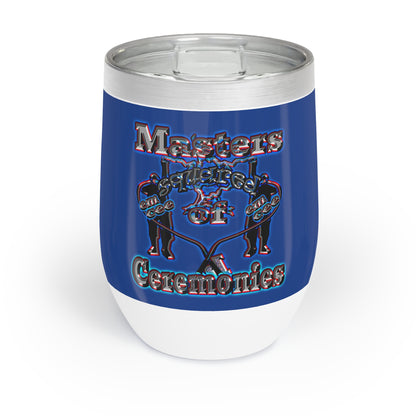 em cee squared - Chill Wine Tumbler (dark blue)