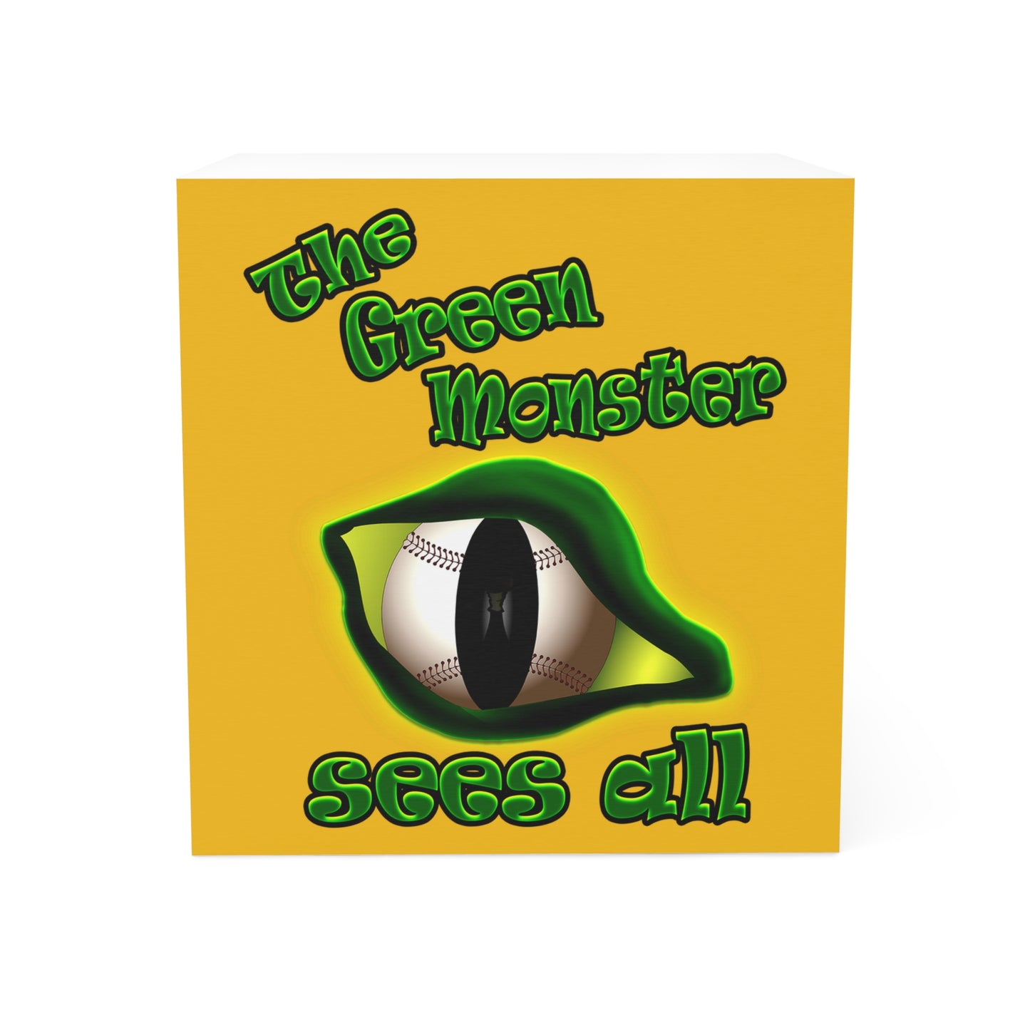 green monster - note cube (yellow)
