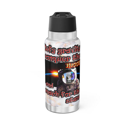 defy conquer reach - Gator Tumbler, 32oz  (white marble)