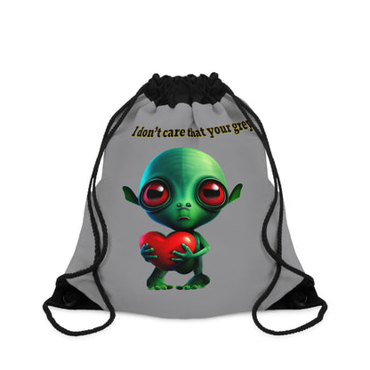 I don't care that your grey - Drawstring Bag (grey)