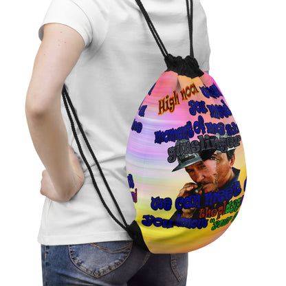 high noon - Drawstring Bag (color blur)