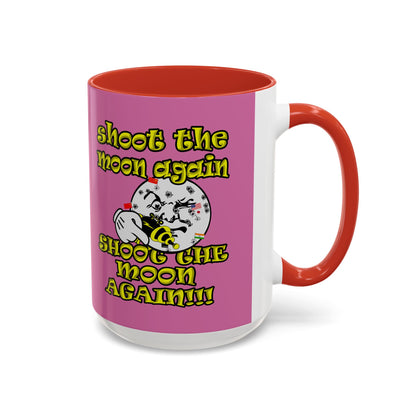 shoot the moon again - Accent Mug (light pink)