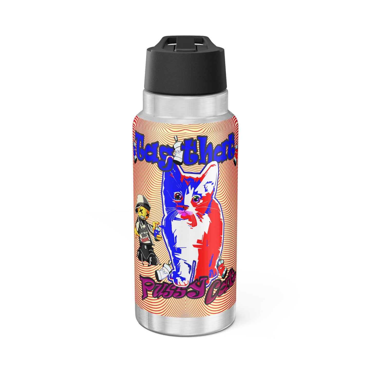 tag that - Gator Tumbler, 32oz  (yellow-orange wave)