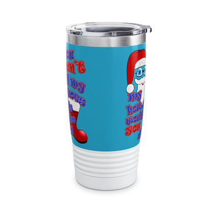 santa's shoes - Ringneck Tumbler, 20oz (turquoise)