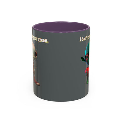 I don't care that your grey - Accent Mug (dark grey)