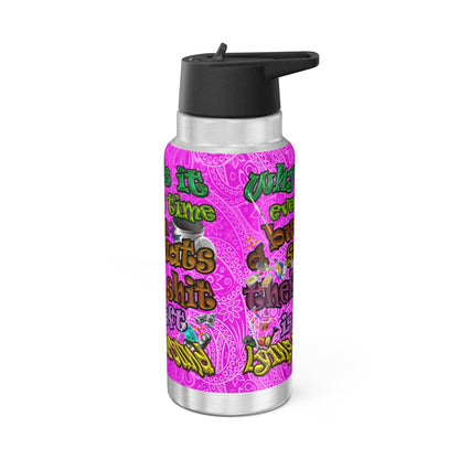 the bum's shit - Gator Tumbler, 32oz (pink swirl)