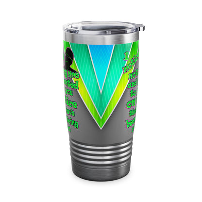 noticed you noticing - Ringneck Tumbler, 20oz (rainbow split)