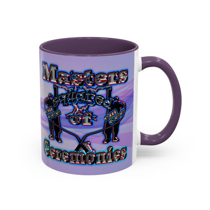 em cee squared - Accent Mug (light blue-pink wave)