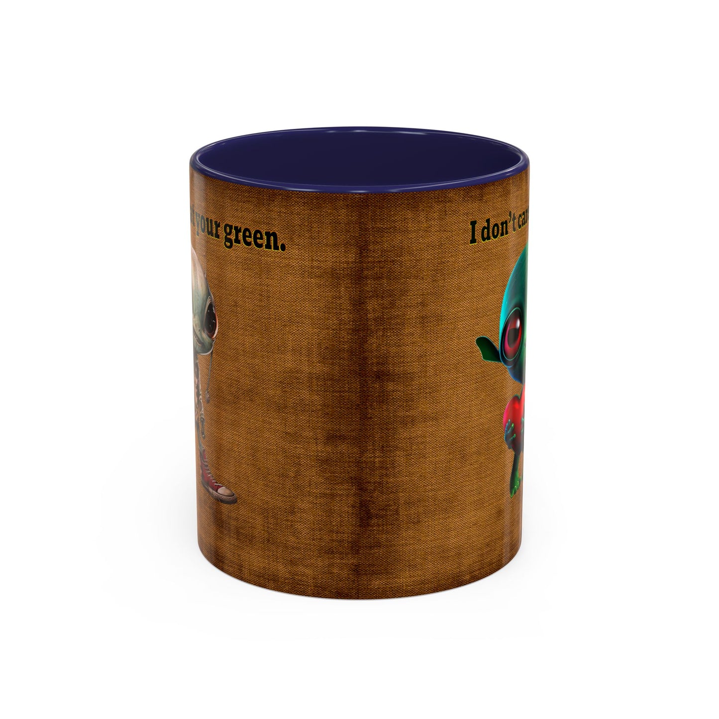 I don't care that your grey - Accent Mug (brown papyrus)