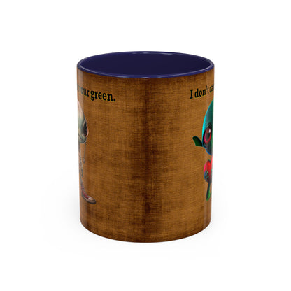 I don't care that your grey - Accent Mug (brown papyrus)