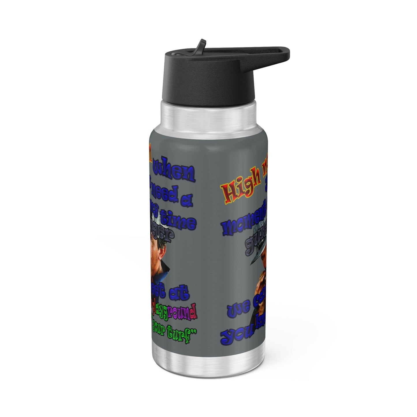 high noon - Gator Tumbler, 32oz (dark grey)