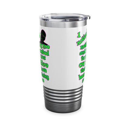 noticed you noticing - Ringneck Tumbler, 20oz (white)