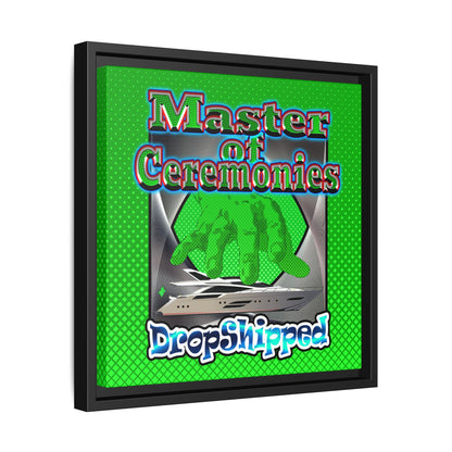 logo - framed canvas art (logo green)