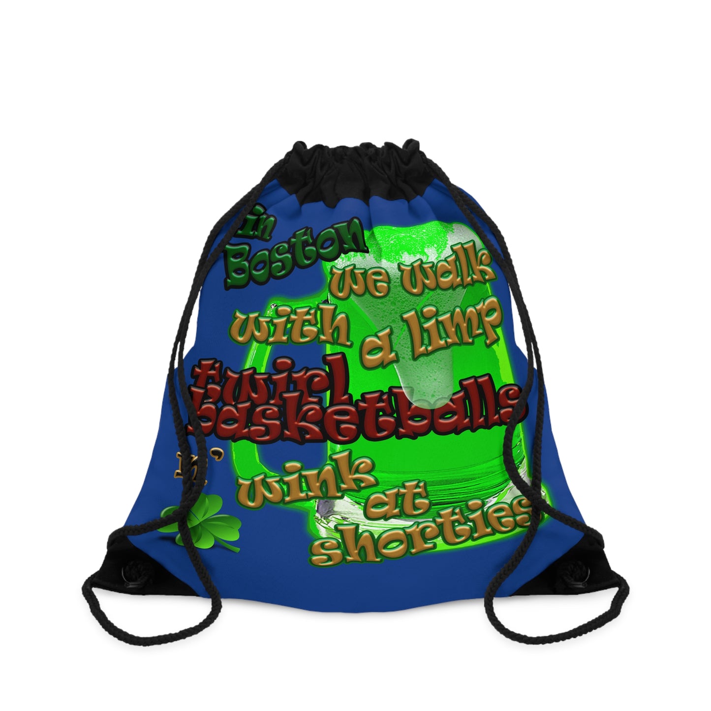 celtics logo - Drawstring Bag (dark blue)