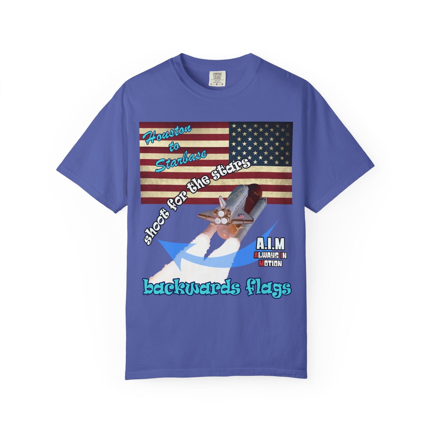 shoot for the stars - Unisex Garment-Dyed T-shirt