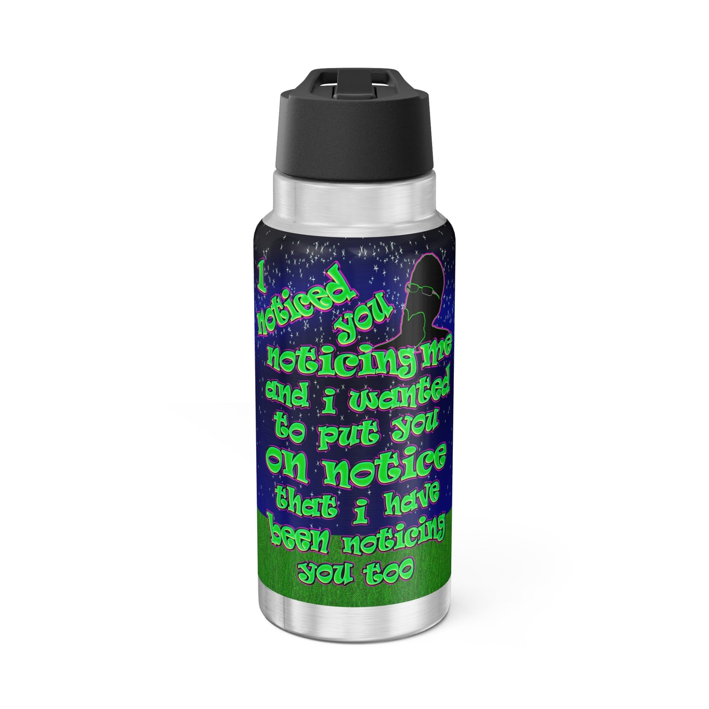 noticed you noticing - Gator Tumbler, 32oz  ('snoops' background)