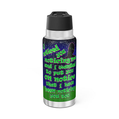 noticed you noticing - Gator Tumbler, 32oz  ('snoops' background)