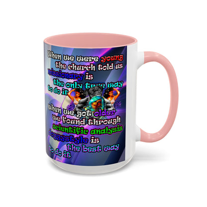 doggystyle - Accent Mug (grey-pink wave)