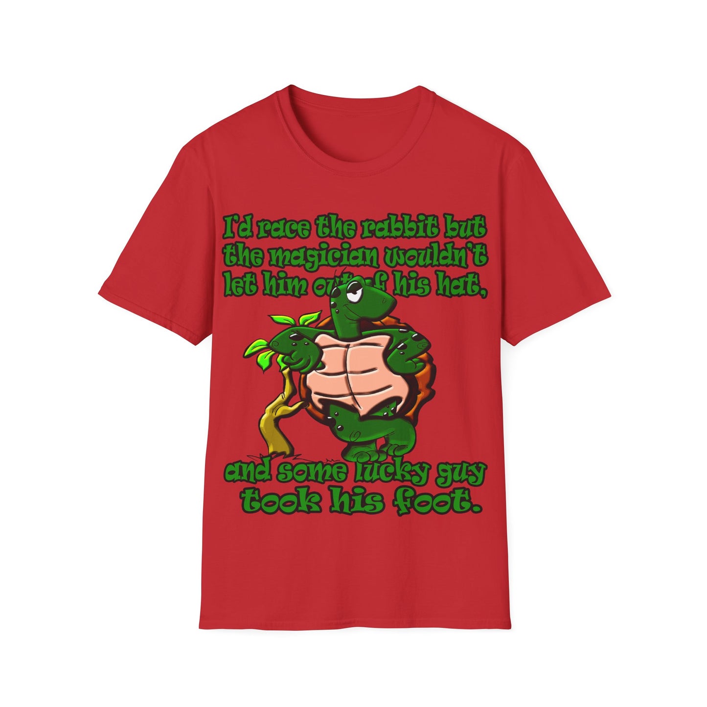 turtle race - Unisex Softstyle T-Shirt