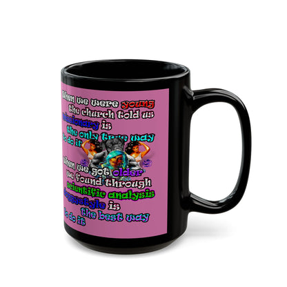 doggystyle - Black Mug (light pink)