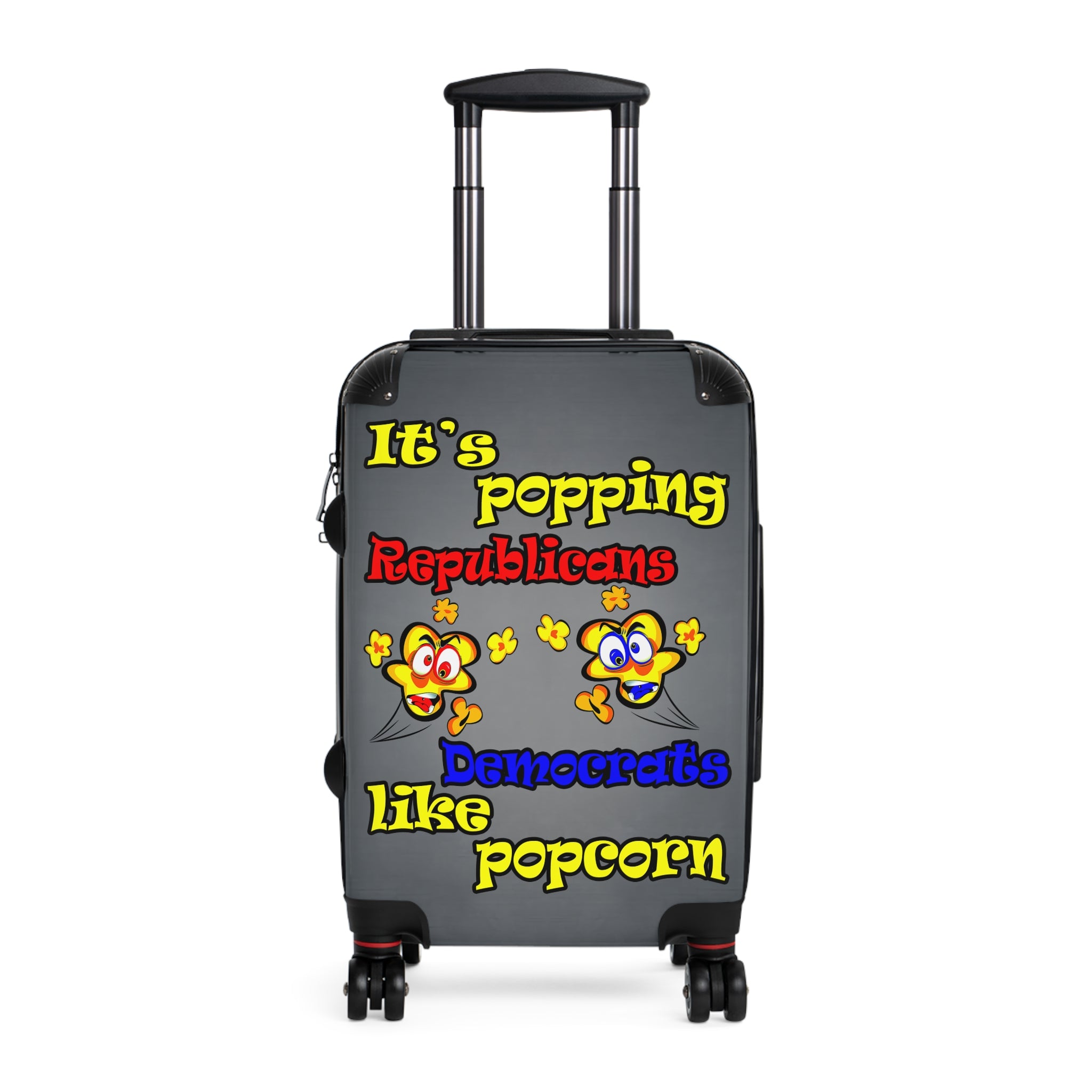 popping like popcorn - Suitcase (grey-light grey)