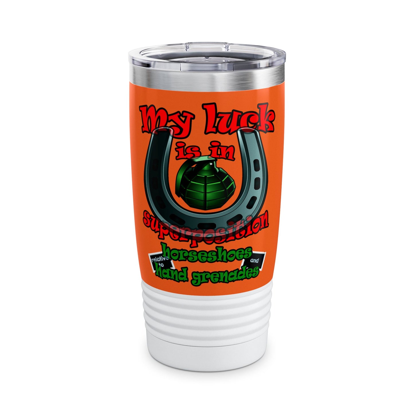 my luck - Ringneck Tumbler, 20oz (orange)