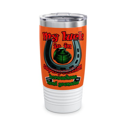 my luck - Ringneck Tumbler, 20oz (orange)