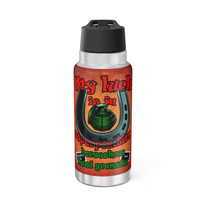 my luck - Gator Tumbler, 32oz  (burnt orange)