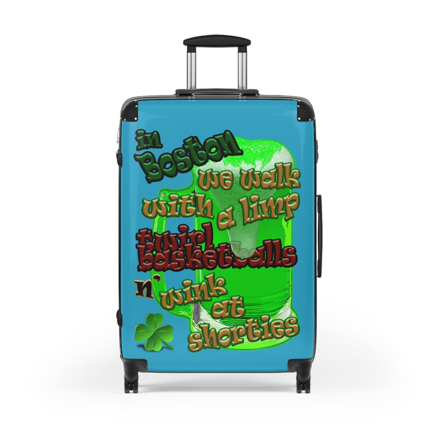 celtics logo - Suitcase (turquoise)