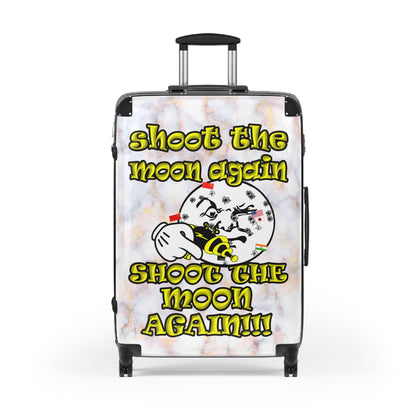 shoot the moon again - Suitcase (white marble)