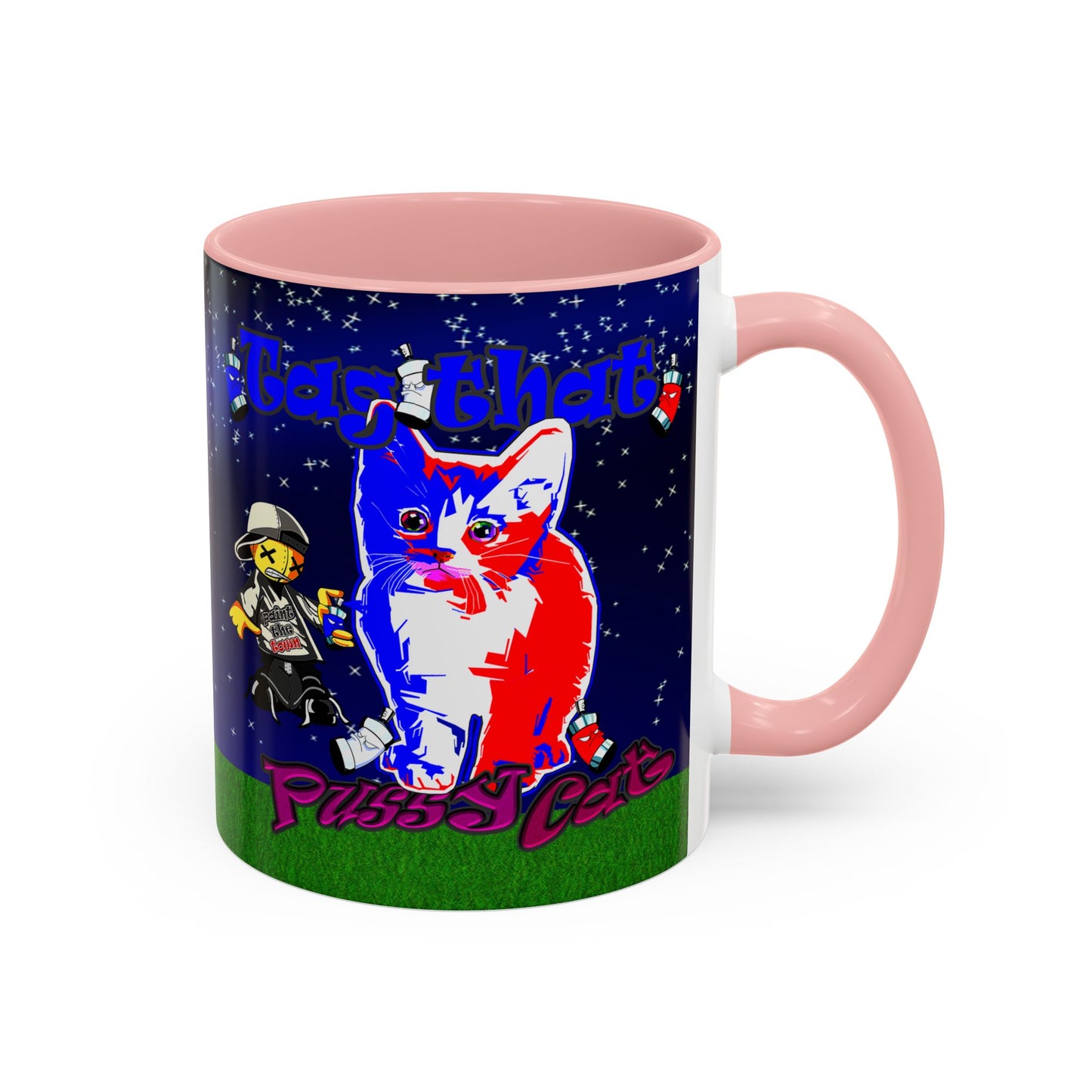 tag that - Accent Mug ('snoops' background)