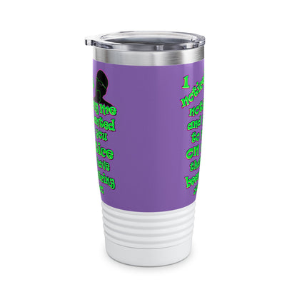 noticed you noticing - Ringneck Tumbler, 20oz (light purple)